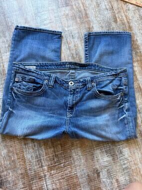 Y2K Throwback Big Star 99% Cotton Mid Rise Capri Jeans Size 34